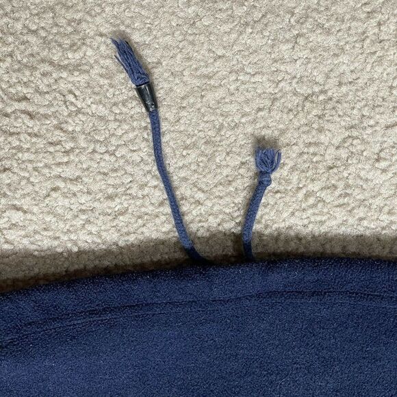 Vintage Cleveland Indians Baseball Large Fleece Pullover Chief Wahoo 90s 1/4 Zip - Picture 7 of 11